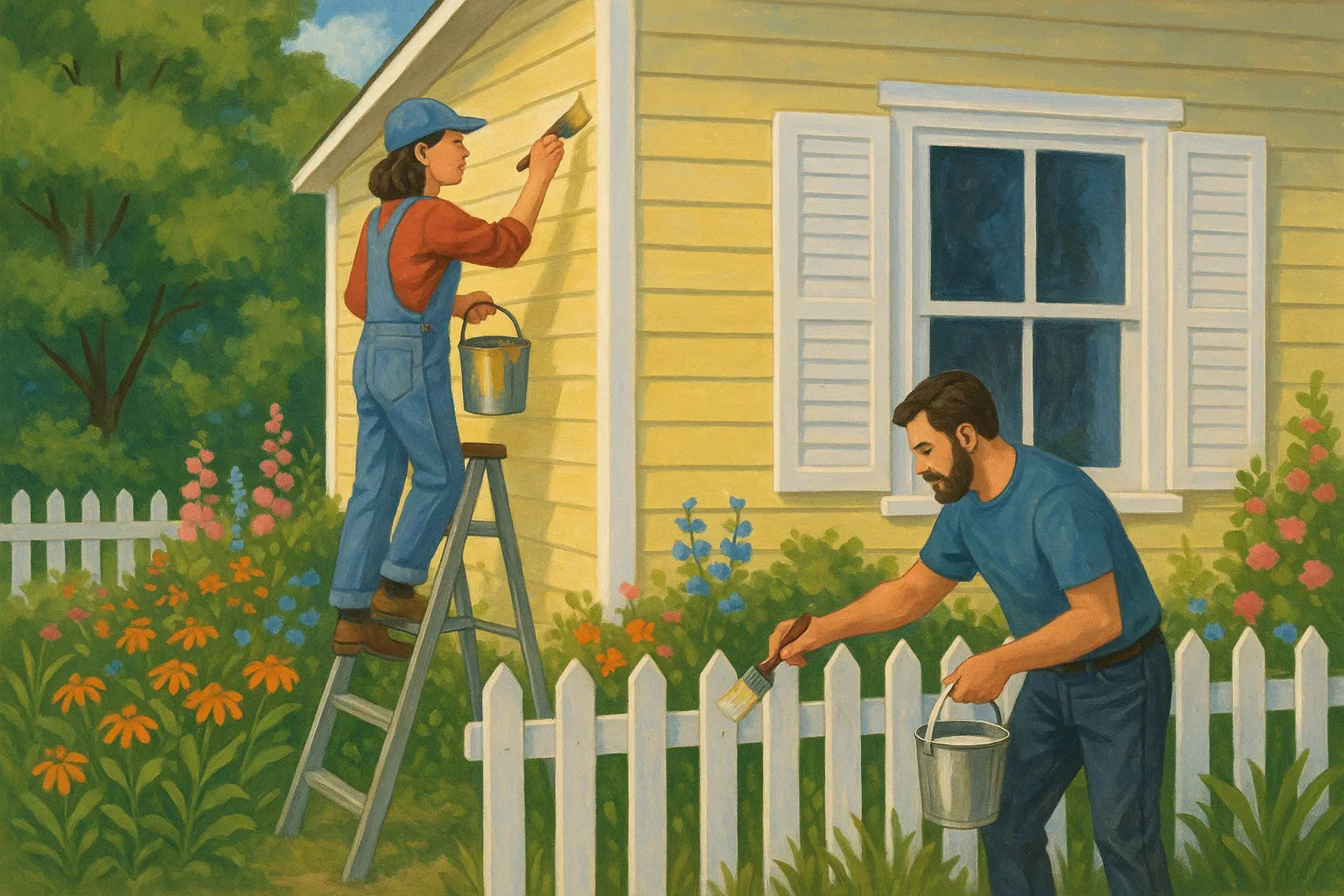 What’s the Best Time of Year to Paint Indoors and Outdoors in the UK?