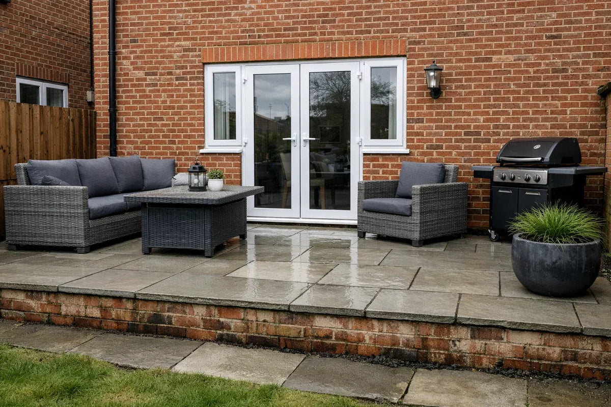 Patio Slabs work example 5