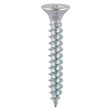 TIMCO Twin-Threaded Woodscrews – PZ – Double Countersunk – Zinc