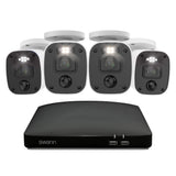 Swann 4K 1TB 8-Channel Wired DVR CCTV Kit with 4 Bullet Cameras