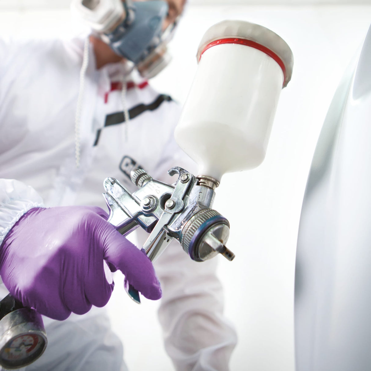 SKYTEC Iris Purple Nitrile Disposable Latex Free Gloves (BOX OF 100)