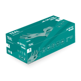 SKYTEC Teal Strong Nitrile Disposable Latex Free Powder Free Gloves Blue Green (BOX OF 100)