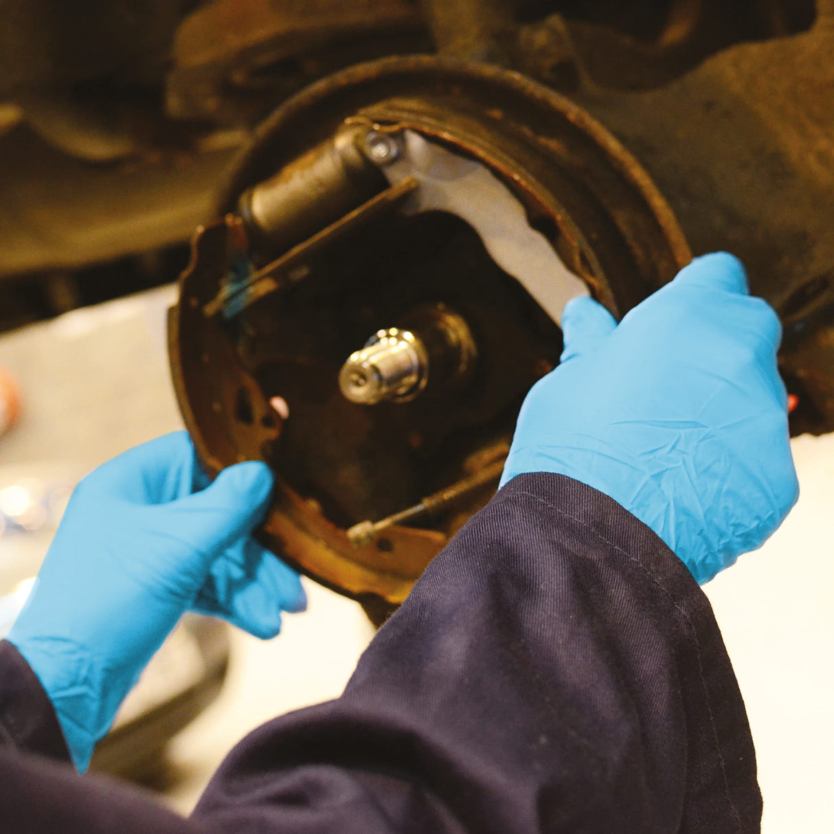 SKYTEC Utah Blue Nitrile Disposable Food Safe Latex Free Gloves (BOX OF 100)