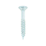 TIMCO Twin-Threaded Woodscrews – PZ – Double Countersunk – Zinc