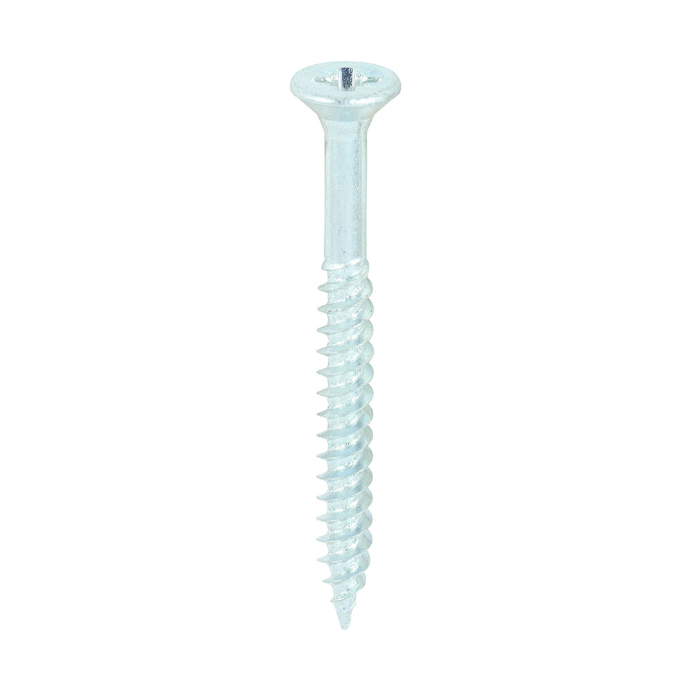 TIMCO Twin-Threaded Woodscrews – PZ – Double Countersunk – Zinc