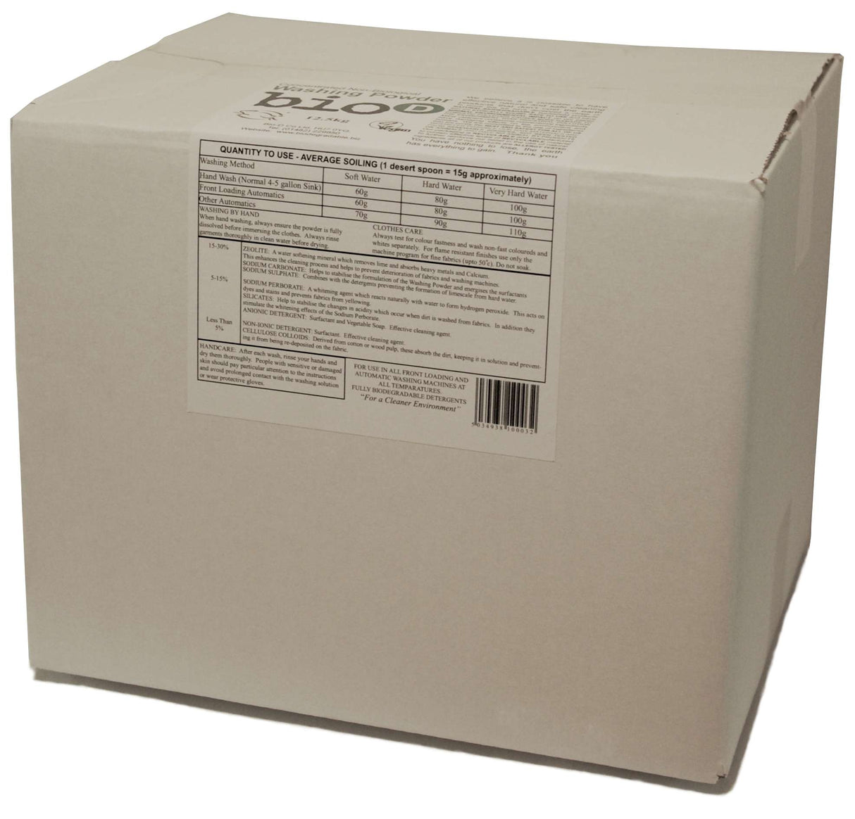 Bio-D Washing Powder - 12.5kg