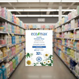 Eco-Max Laundry Detergent Strips Fragrance Free - 32pc