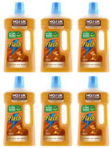 6 x Flash Liquid Wooden Floors 1 Litre