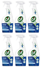 6 X Cif Power & Shine Bathroom  700ML