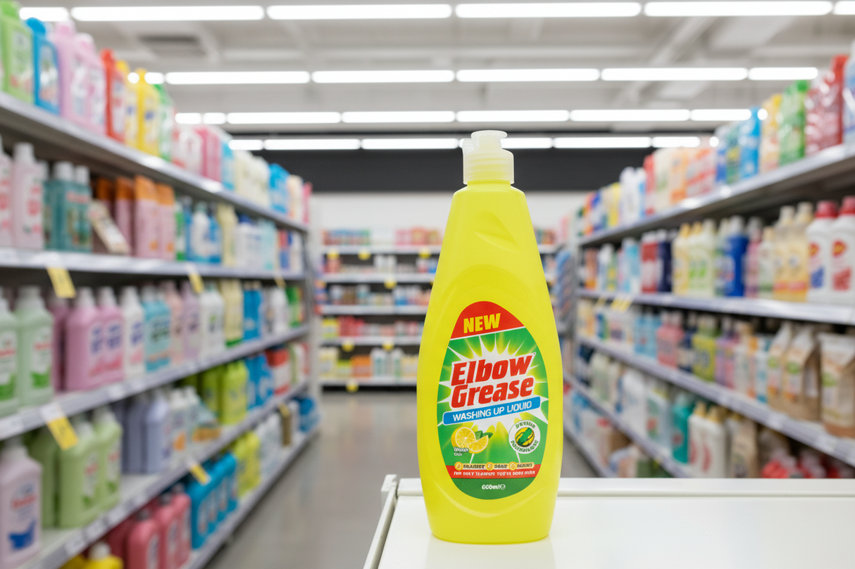 12 x Elbow Grease Washing Up Liquid - 600ML