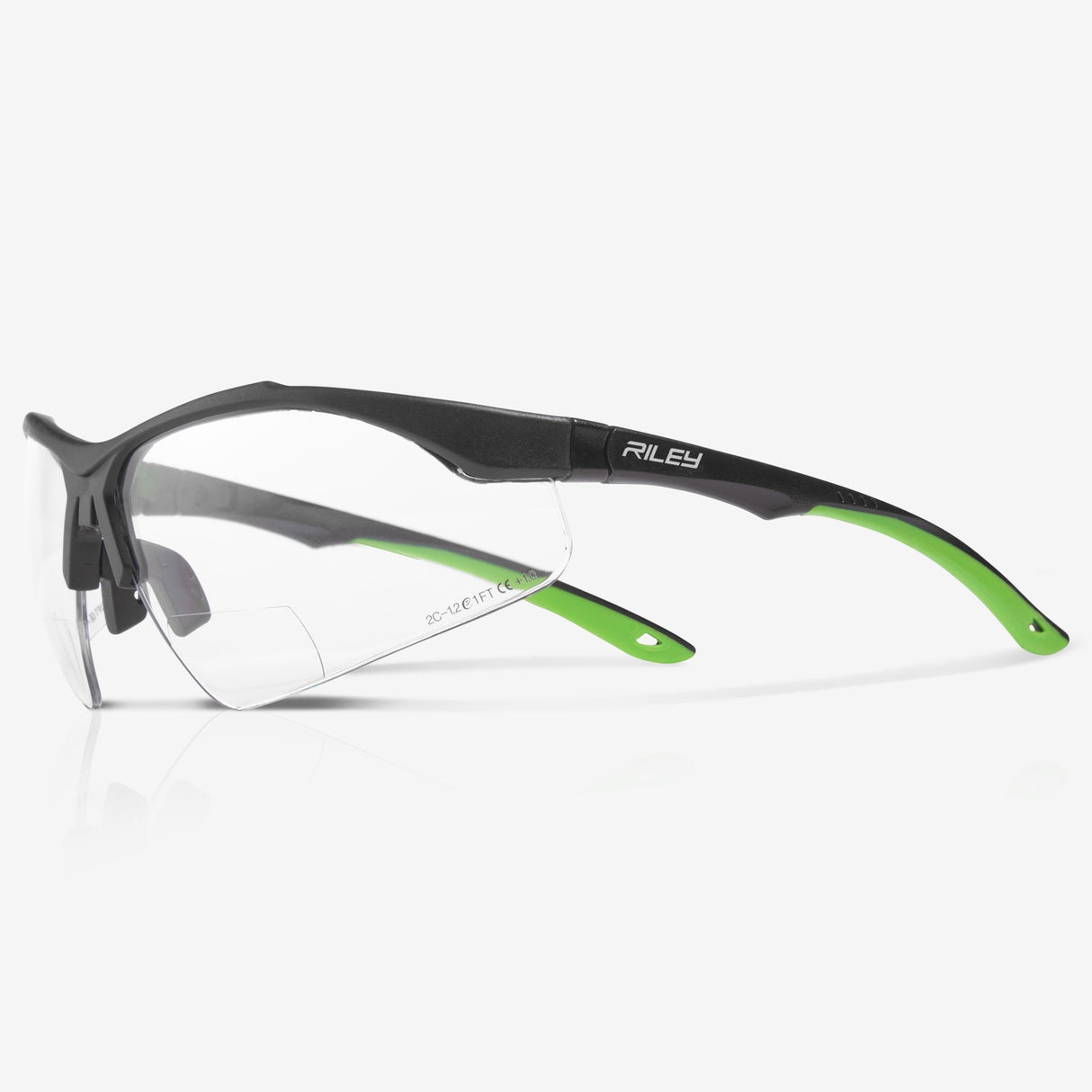 RILEY Ready Reader Sports Style Reading Safety Glasses +1.00