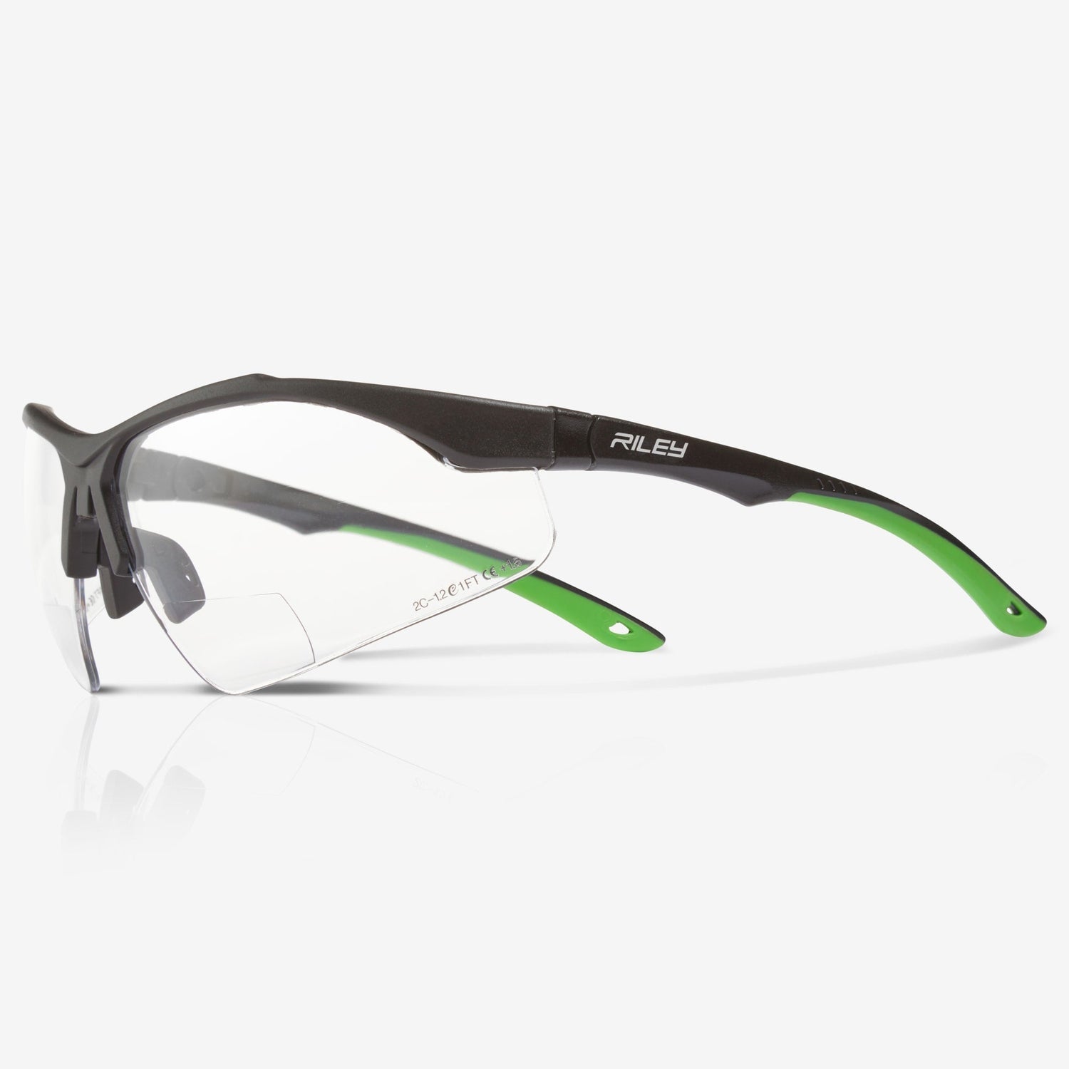 Riley Ready Reader – Sports-Style Safety Reading Glasses (+1.50)