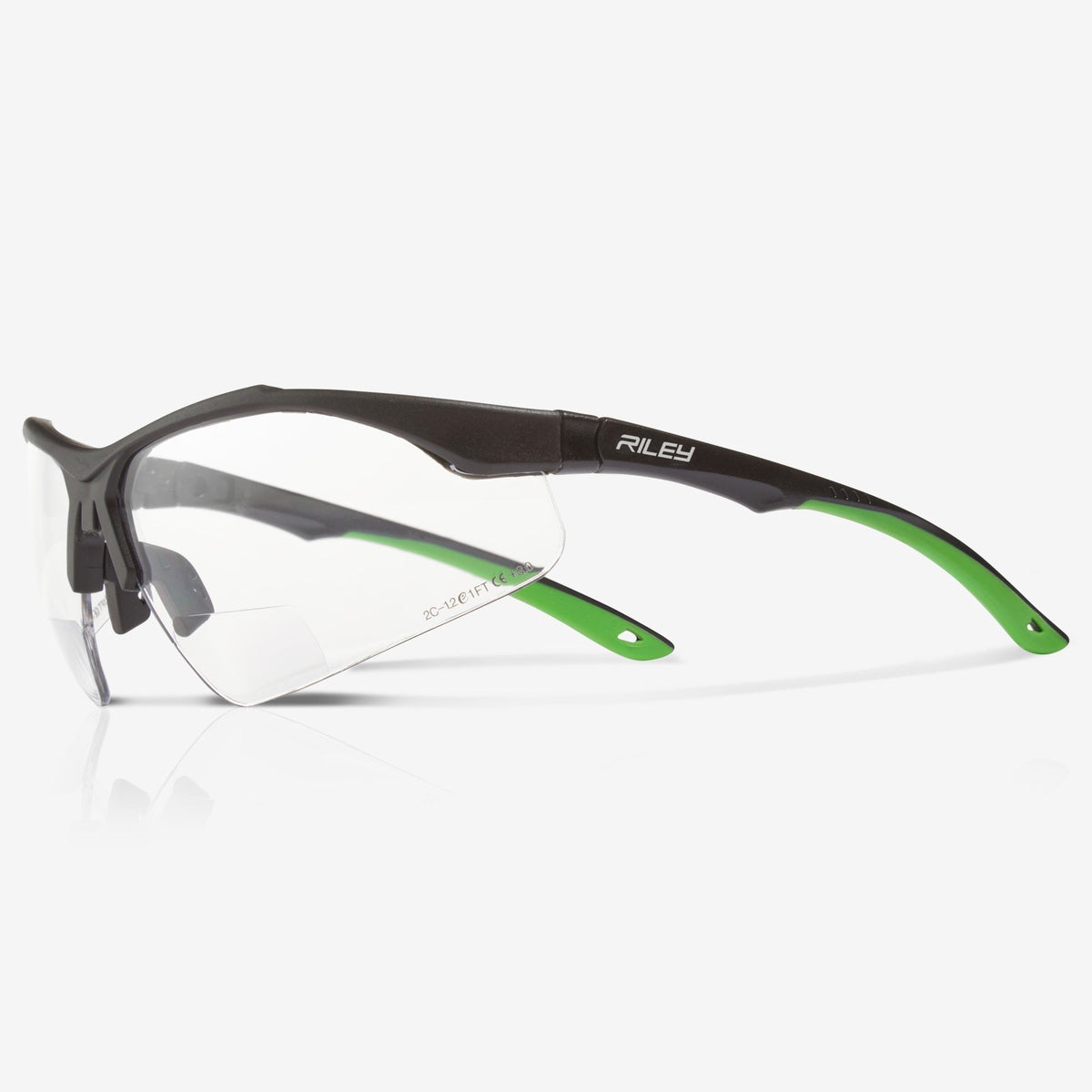 RILEY Ready Reader Sports Style Reading Safety Glasses with +3.00 Lens ...