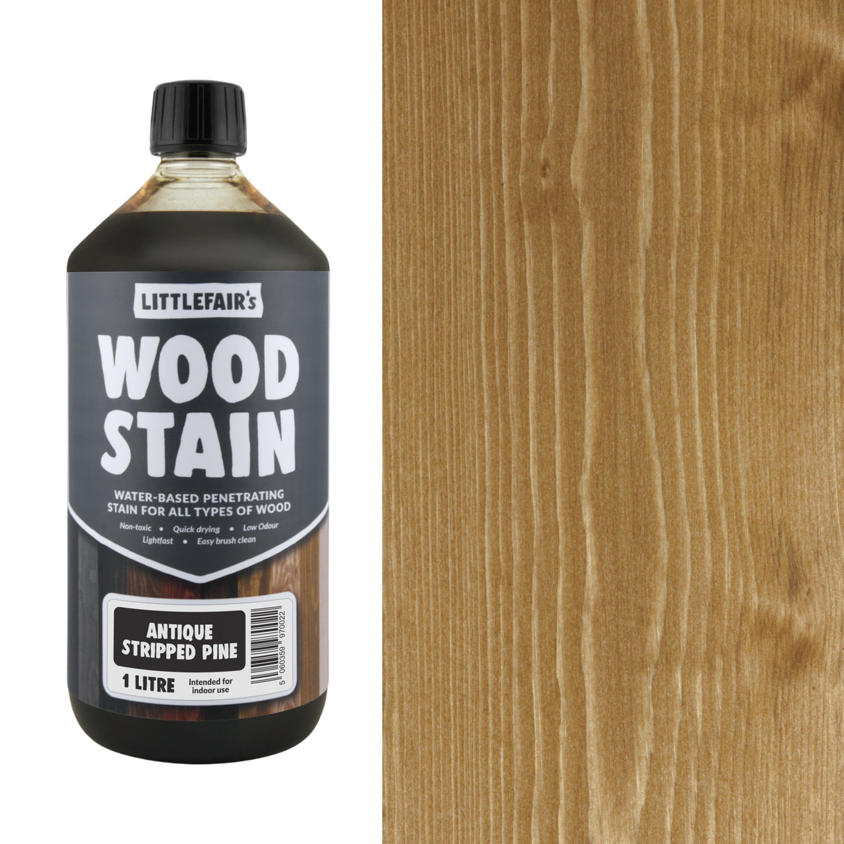 Littlefairs Water Based Wood Stains - Non Toxic & Eco Friendly