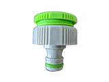 Female Tap Connector 1" or 3/4" BSP Female, Green/Gray