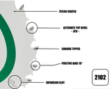 160mm x 20mm x 1.8mm 24 Tooth HKC Track Circular Saw Blade - 2102