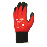 SKYTEC Beta 1 Tricolore Flexible Lightweight Low Cut Protection Safety Work Gloves with Grip Palm
