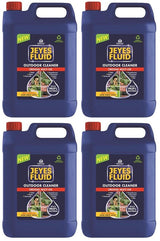 4 x Jeyes Fluid The Original Outdoor Cleaner 5L