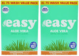2 x Easy Washing Powder Aloe Vera 75 Wash  - 5.1KG