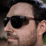 Riley Navigator X Safety Sunglasses – Polarised Lens, Smoked Frame, Anti-Fog/Anti-Scratch