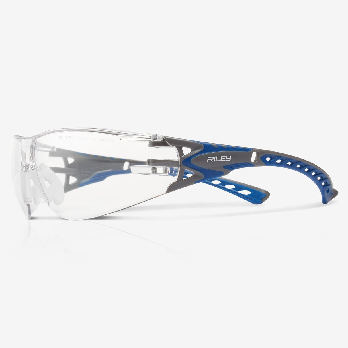 RILEY Stream Evo Clear Anti-Fog Wrap-Around Safety Glasses