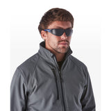 RILEY Stream Evo  Anti Fog  Wrap Around Safety Glasses with Grey Tint Lens