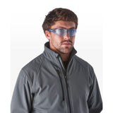 Riley Stream Evo Safety Glasses – Blue Tint, Anti-Fog, Metal-Free Wraparound