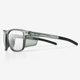 Riley Navigator X Safety Glasses – Clear Lens, Smoked Frame, Anti-Fog/Anti-Scratch