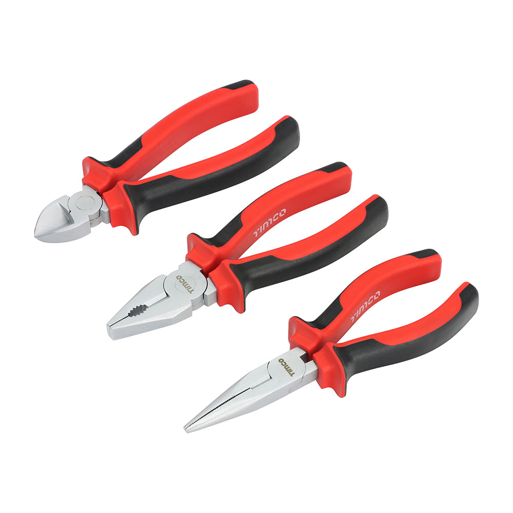 3-Piece General Purpose Pliers Set – 165 mm