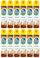12 x Pledge Expert Wood Care Polish Aerosol Classic 250Ml