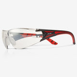 Riley Stream™ Red – Frameless, Metal-Free Safety Glasses (Indoor/Outdoor Lens)