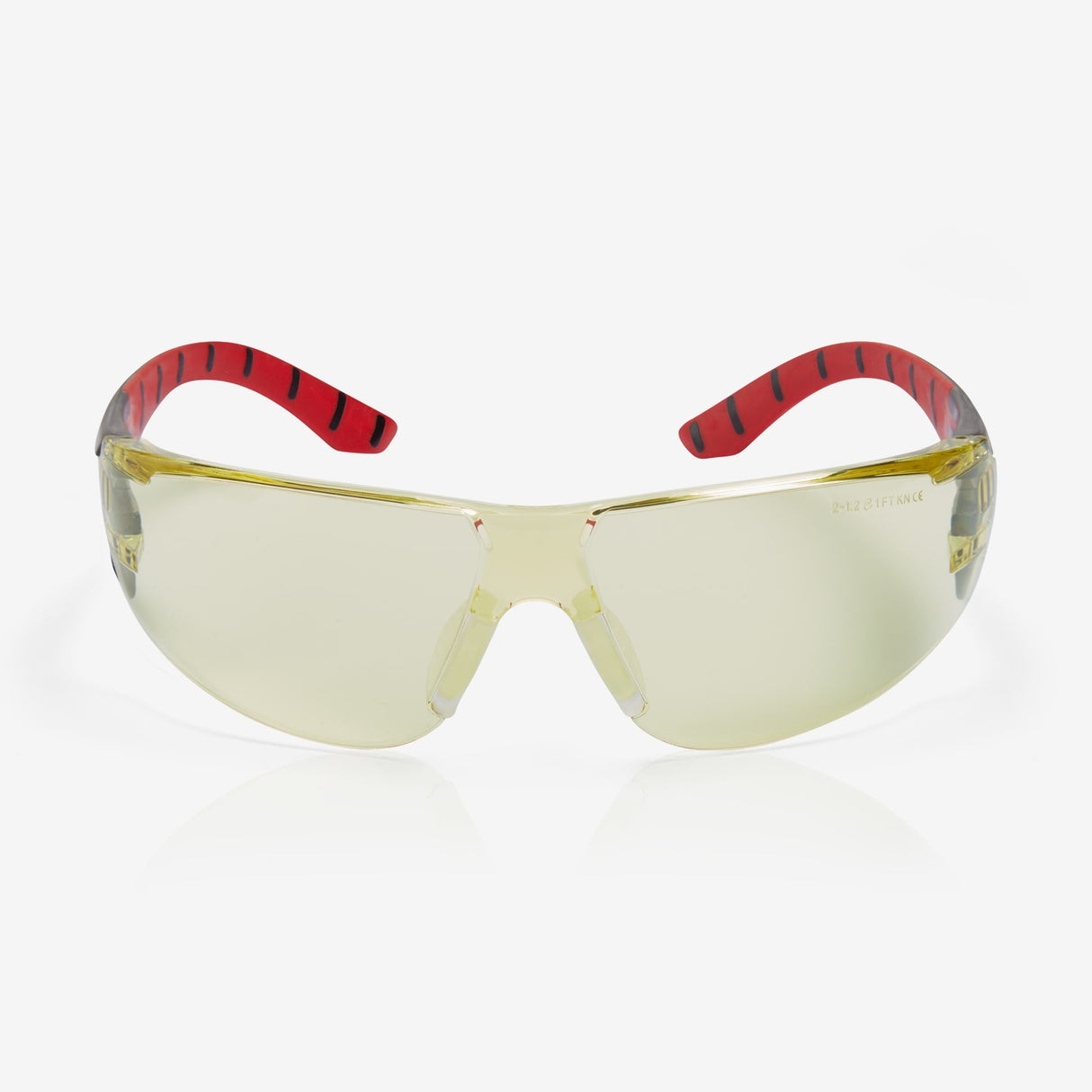 RILEY Stream Red Safety Glasses – Yellow Tint, Metal-Free