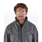 RILEY Stream Blue Frameless Metal-Free Safety Glasses with Clear Lens