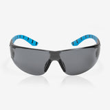 Riley Stream Blue Safety Glasses – Grey Lens, Frameless, Metal-Free, Anti-Fog