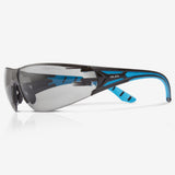Riley Stream Blue Safety Glasses – Grey Lens, Frameless, Metal-Free, Anti-Fog