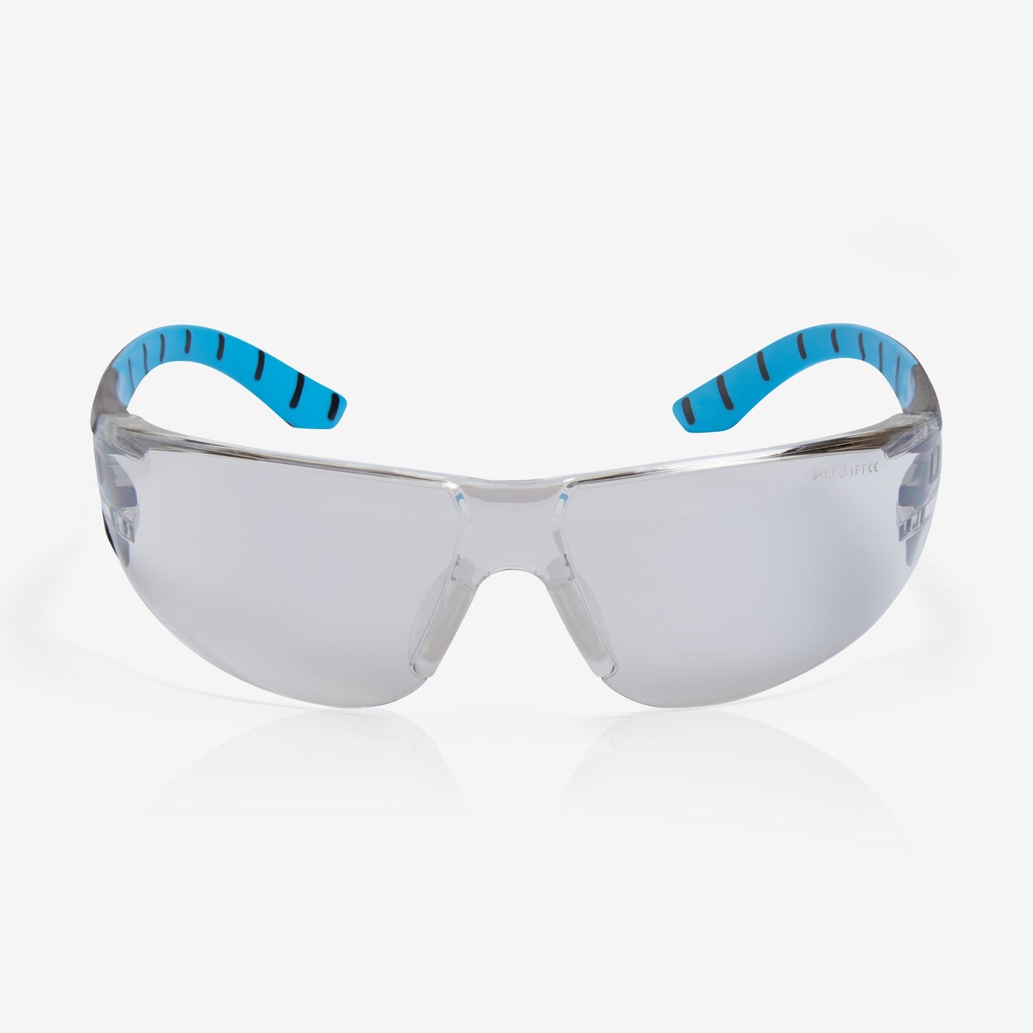 RILEY Stream Blue Frameless Metal-Free Safety Glasses with Indoor/Outdoor Lens
