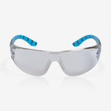 RILEY Stream Blue Frameless Metal-Free Safety Glasses with Indoor/Outdoor Lens