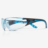 Riley Stream™ Blue – Frameless, Metal-Free Safety Glasses (Blue Tint, Anti-Fog)