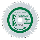 165mm x 20mm x 1.6mm 40 Tooth Track/Circular Saw Blade - 4002
