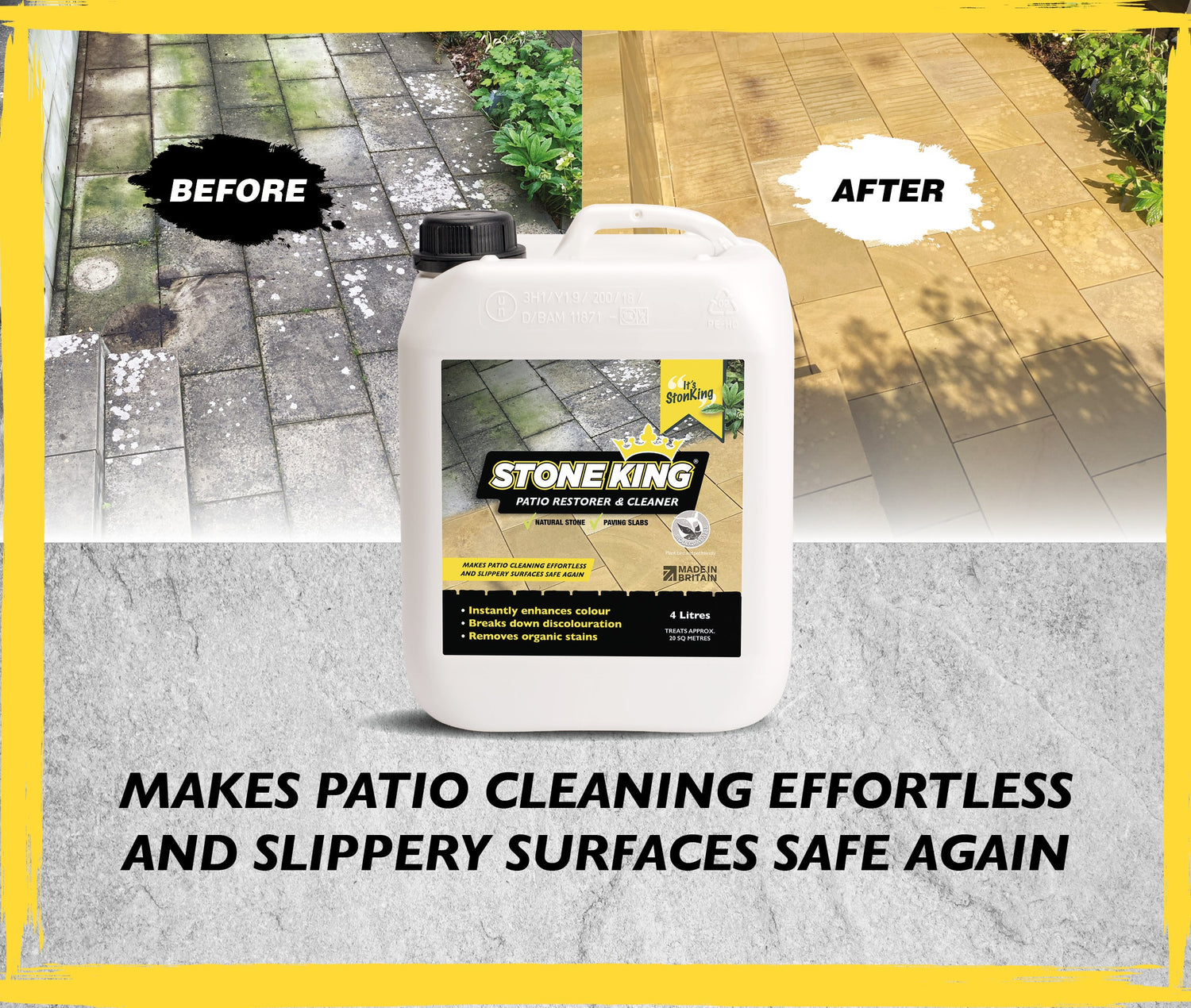 Patio Restorer & Cleaner - Stone King