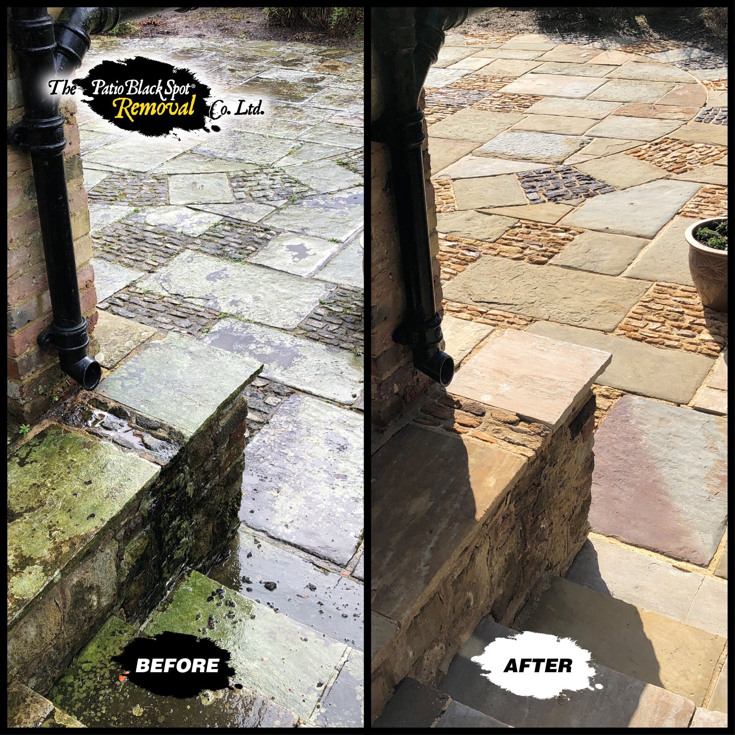 Patio Black Spot Remover For Natural Stone