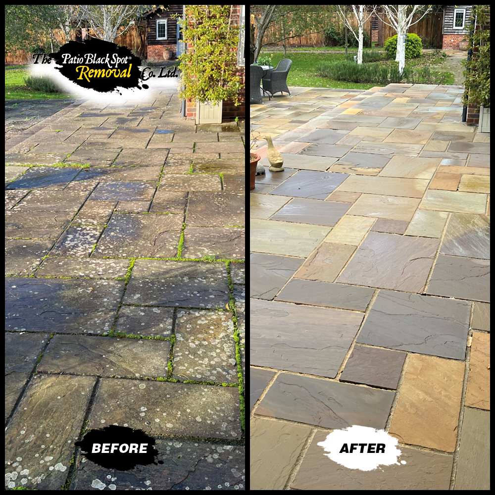Patio Black Spot Remover For Natural Stone