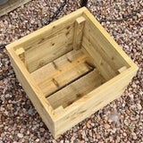 40cm Square wooden Planter in 4 heights