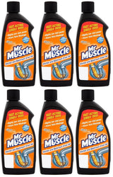 6 x Mr Muscle Drain Unblocker Gel 500Ml