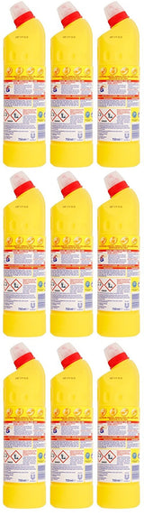 9 x Domestos  Thick Bleach Citrus Fresh 750 Ml