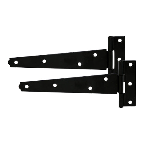 Light T Hinges – Epoxy Black – Pair