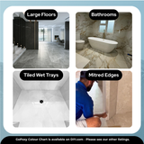 GoPoxy Epoxy Grout – “No-Mess” Peel-Off, Twin-Cartridge