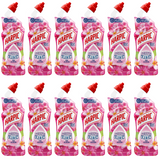 12 x Harpic Active Fresh Pink Blossom 750Ml