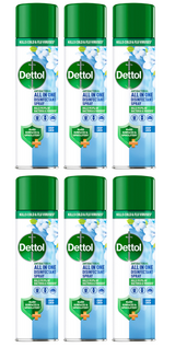 6 x Dettol Disinfectant Spray Crisp Linen - 300ML