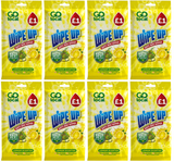 8 x Go Local Anti Bacterial Wipes Lemon - 50 PACK